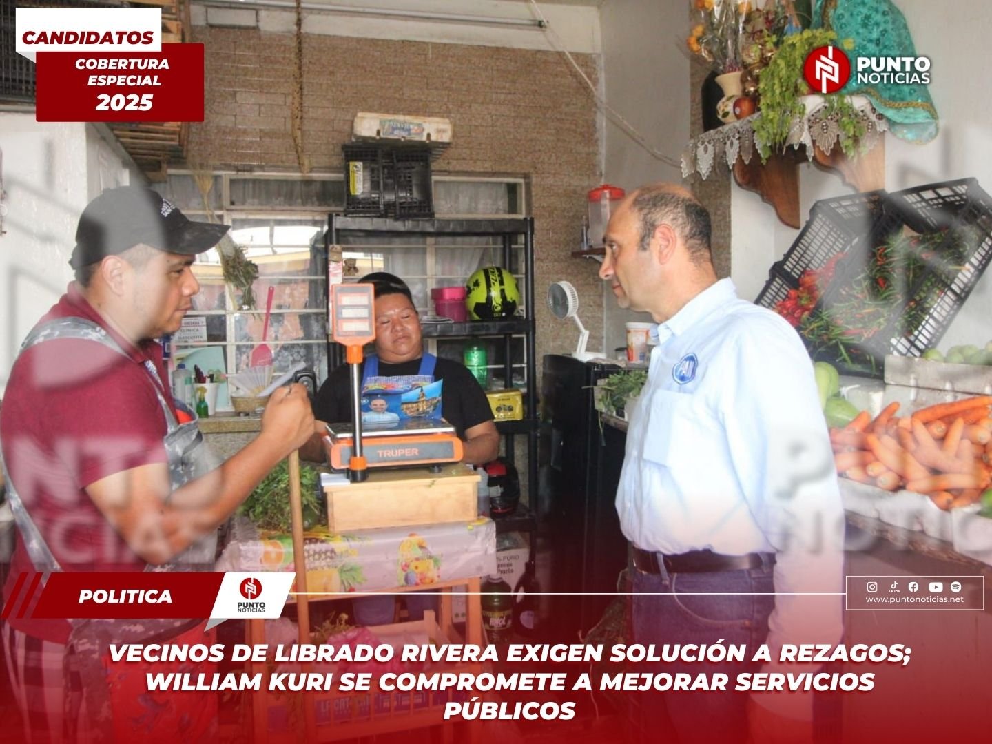 Vecinos de Librado Rivera exigen solución a rezagos; William Kuri se compromete a mejorar servicios públicos