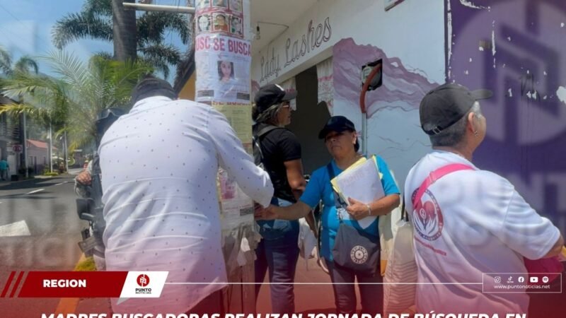 Madres buscadoras realizan jornada de búsqueda en municipios de la zona centro de Veracruz