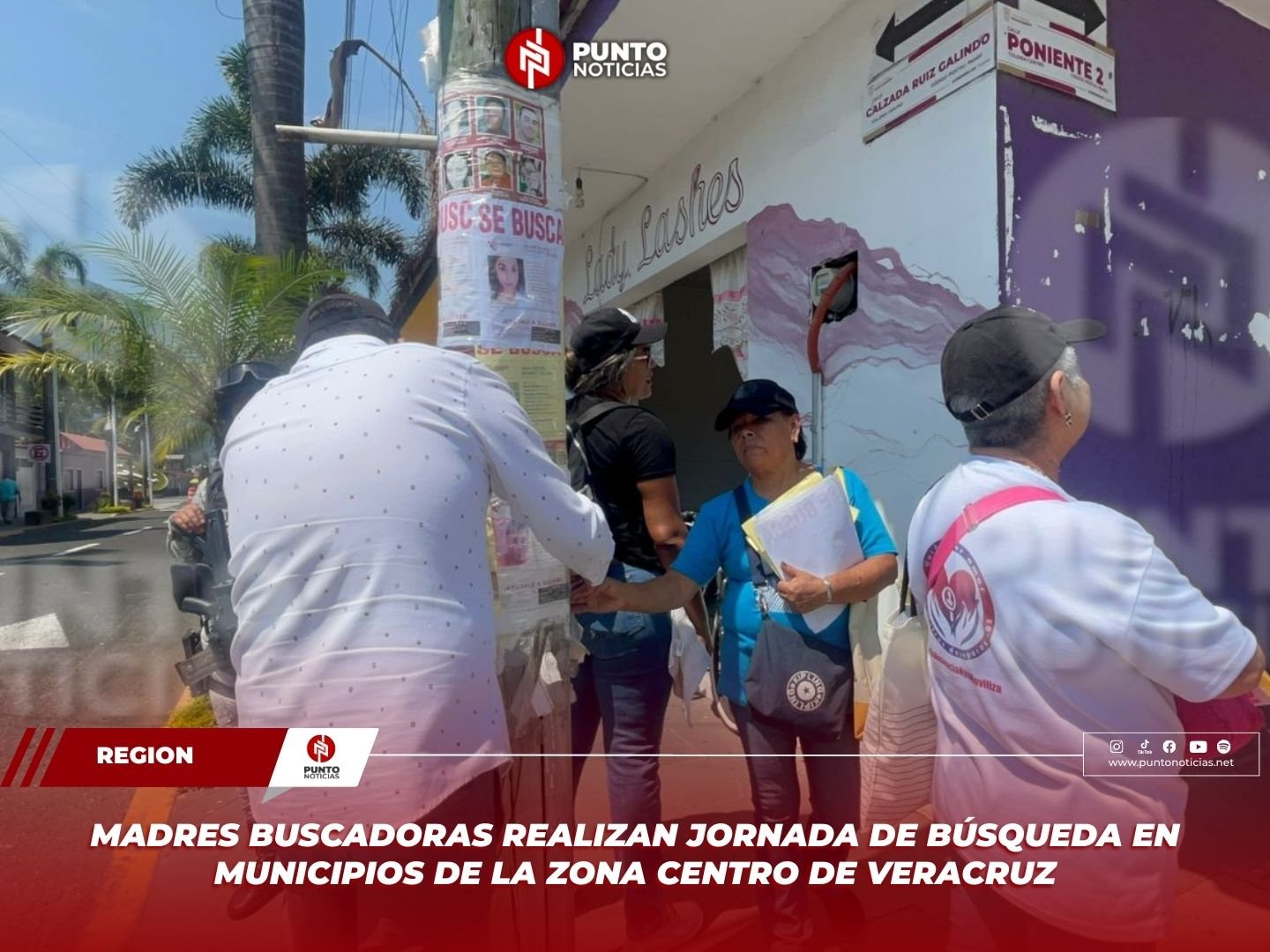 Madres buscadoras realizan jornada de búsqueda en municipios de la zona centro de Veracruz