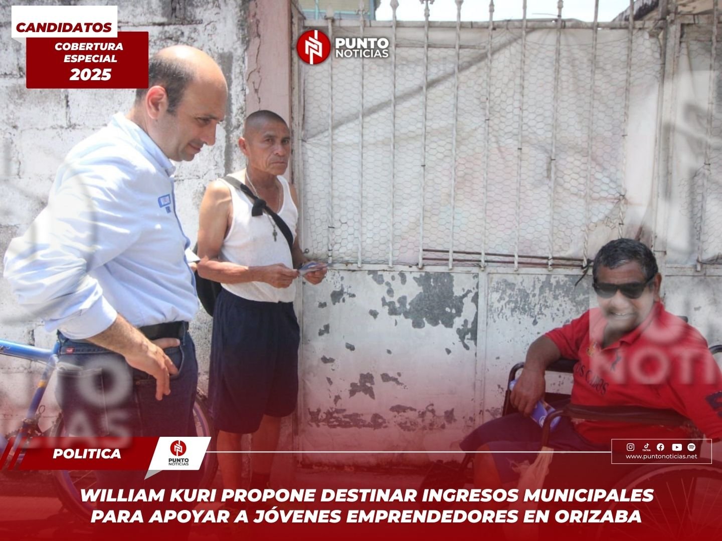 William Kuri propone destinar ingresos municipales para apoyar a jóvenes emprendedores en Orizaba