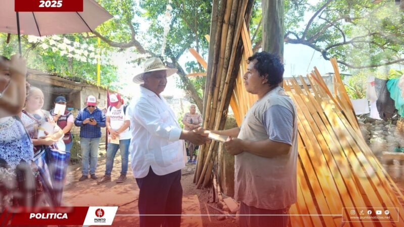 Salvador Montalvo recorre la cabecera municipal de Ixhuatlancillo y escucha preocupaciones ciudadanas