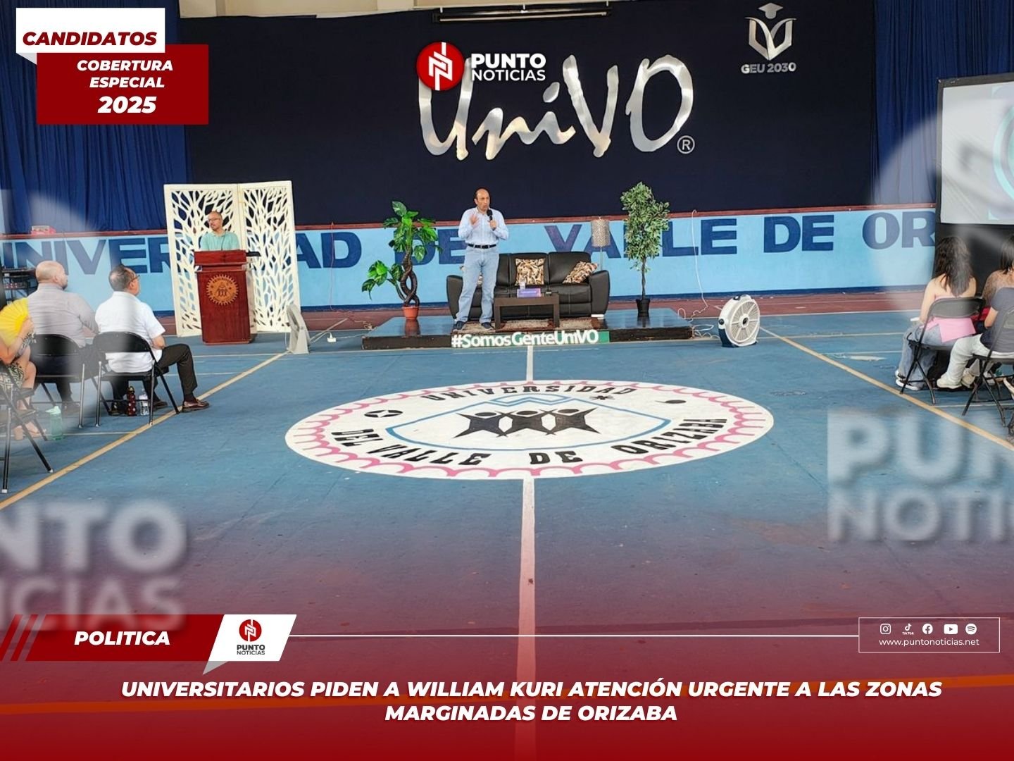 Universitarios piden a William Kuri atención urgente a las zonas marginadas de Orizaba