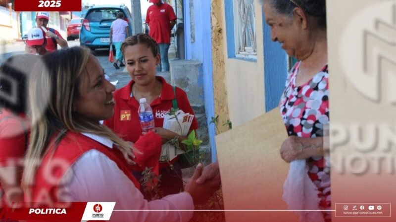 La “Arqui Moni” recibe el respaldo de vecinos en Santa Leticia; promete sacar del abandono a la colonia