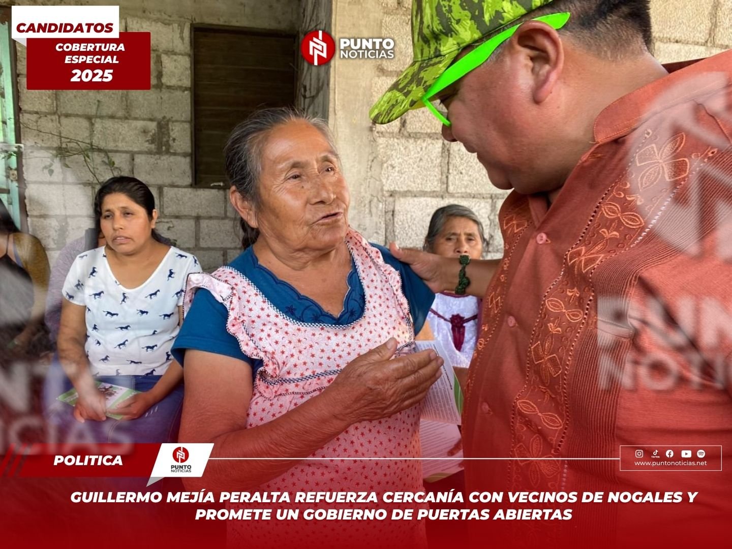 Guillermo Mejía Peralta refuerza cercanía con vecinos de Nogales y promete un gobierno de puertas abiertas