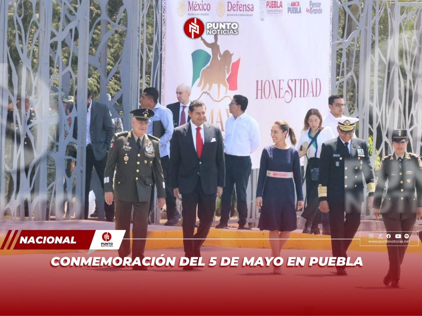 Conmemoración del 5 de Mayo en Puebla