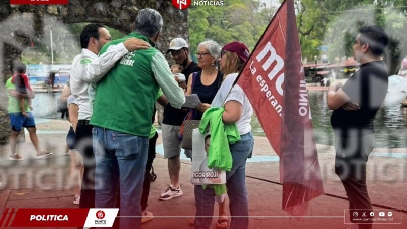 Impulsa el Partido Verde a Igor Rojí en la recta final de campaña en Orizaba