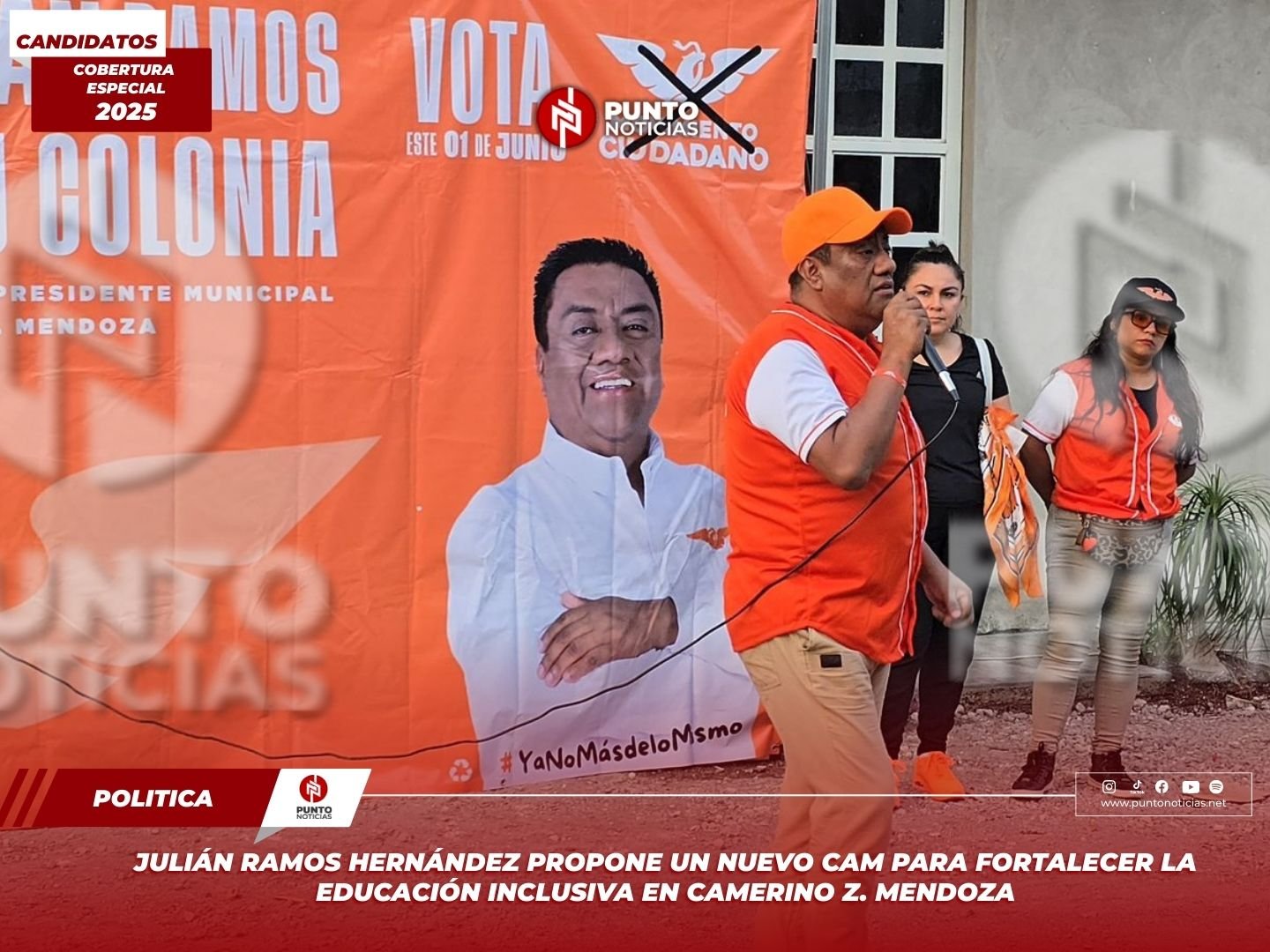 Julián Ramos Hernández propone un nuevo CAM para fortalecer la educación inclusiva en Camerino Z. Mendoza