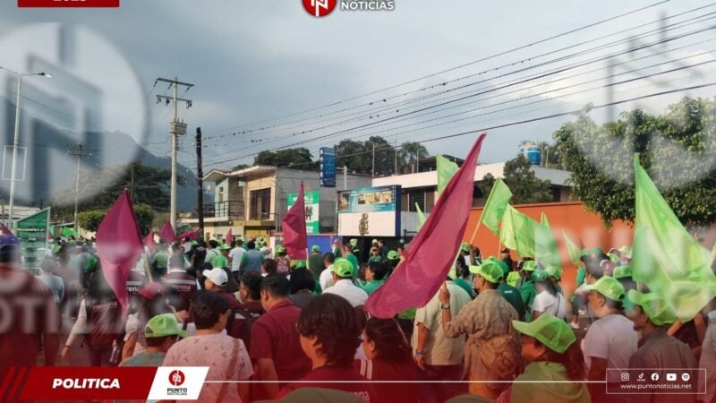 Nogalenses respalda a Guillermo Mejía en un cierre de campaña histórico en Nogales