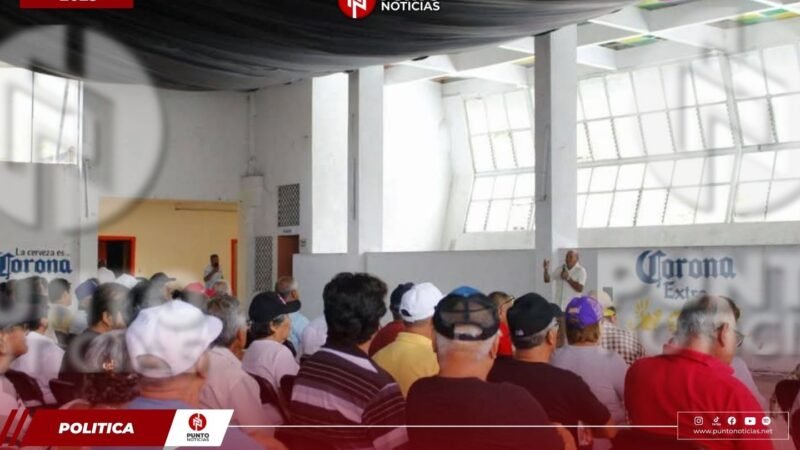 Ex obreros textiles respaldan a Gustavo Sánchez Ortiz en su camino a la alcaldía