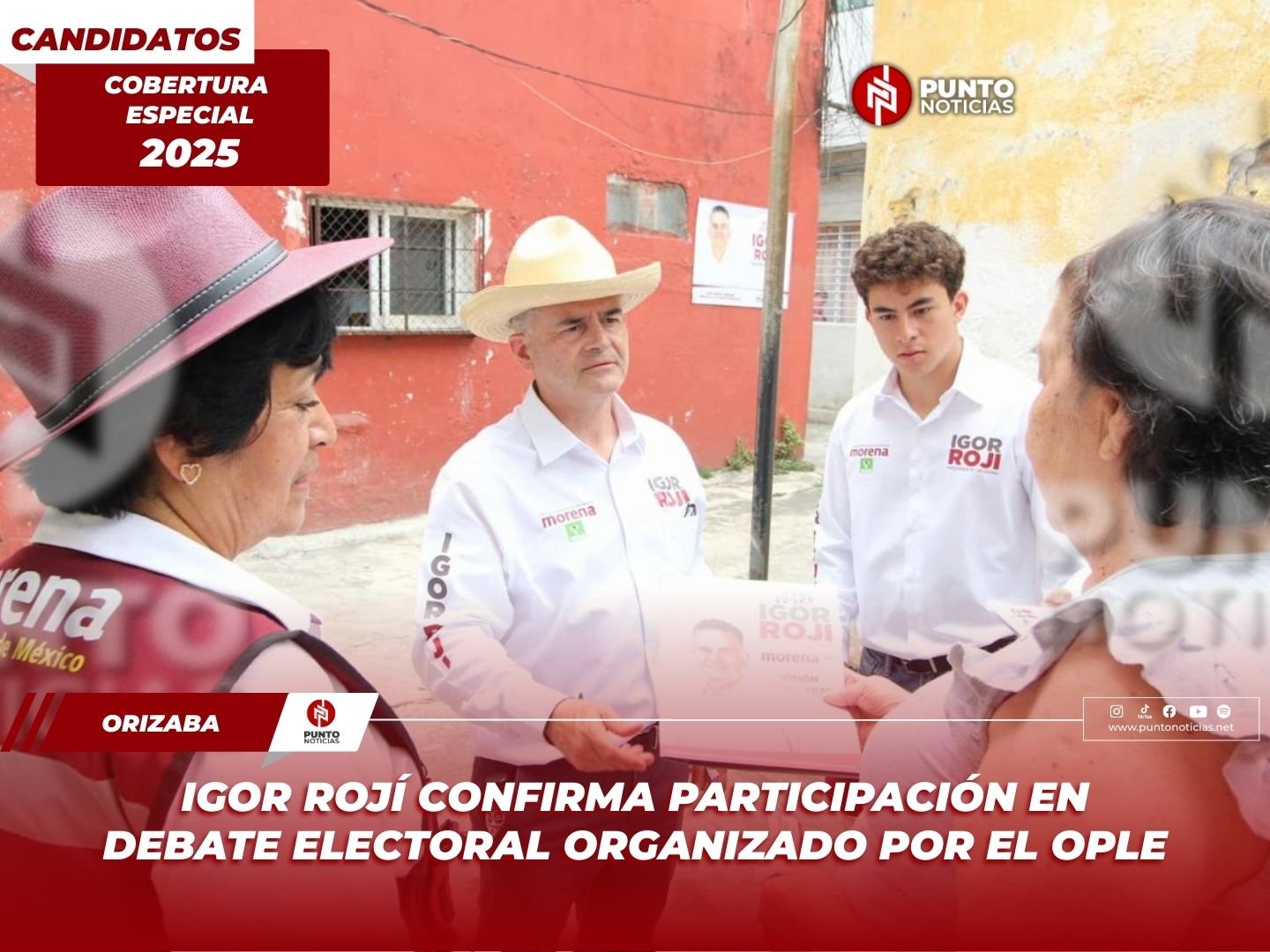 Igor Rojí confirma participación en debate electoral organizado por el OPLE