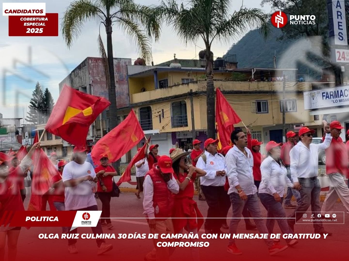 Olga Ruiz culmina 30 días de campaña con un mensaje de gratitud y compromiso