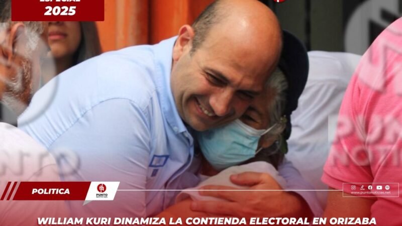William Kuri dinamiza la contienda electoral en Orizaba con propuestas que marcan diferencia