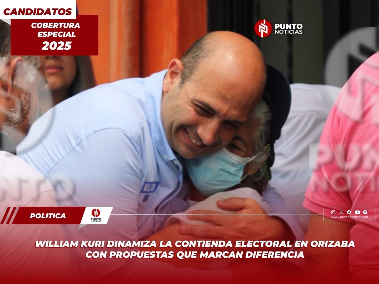 William Kuri dinamiza la contienda electoral en Orizaba con propuestas que marcan diferencia