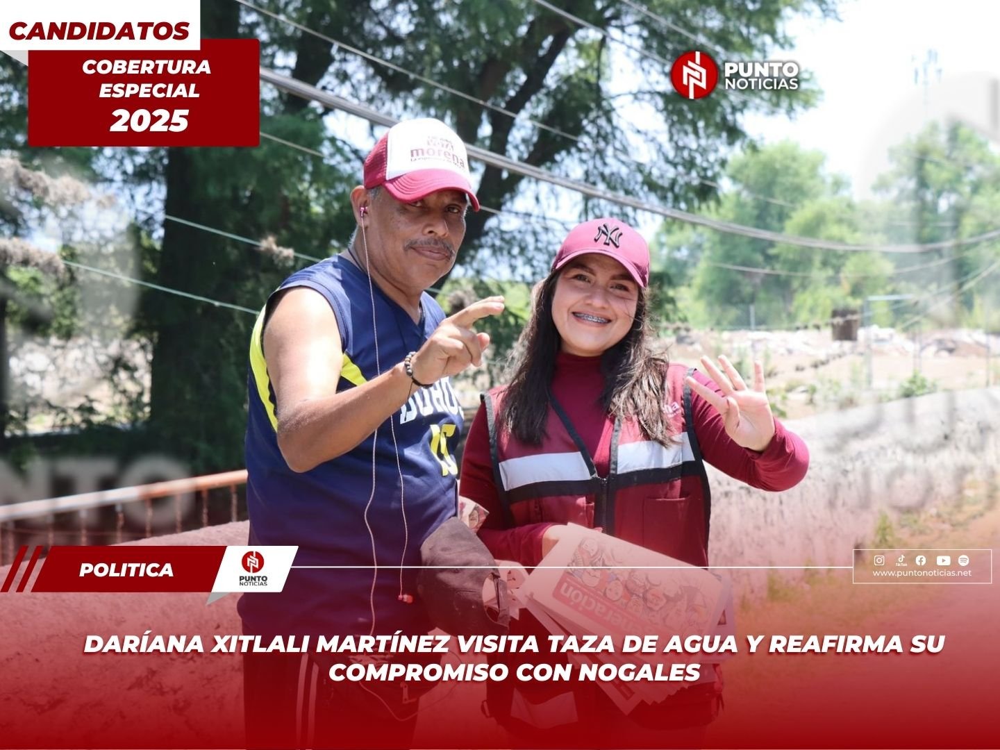 Daríana Xitlali Martínez visita Taza de Agua y reafirma su compromiso con Nogales