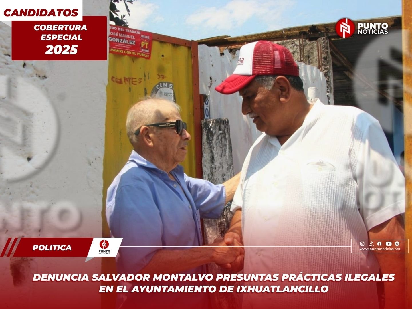 Denuncia Salvador Montalvo presuntas prácticas ilegales en el Ayuntamiento de Ixhuatlancillo