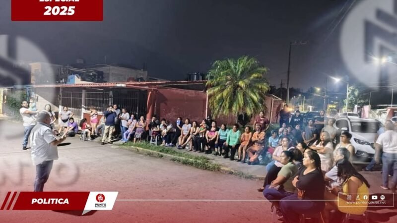 Vecinos de Río Blanco exponen demandas ciudadanas a Toño May