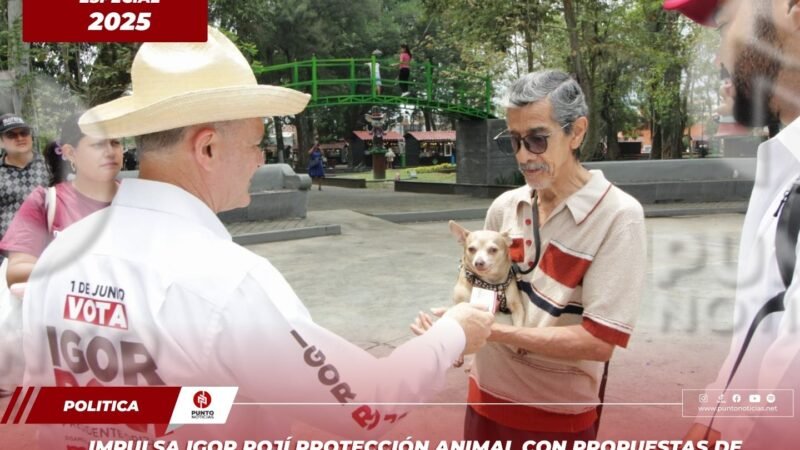 Impulsa Igor Rojí protección animal con propuestas de salud y participación ciudadana