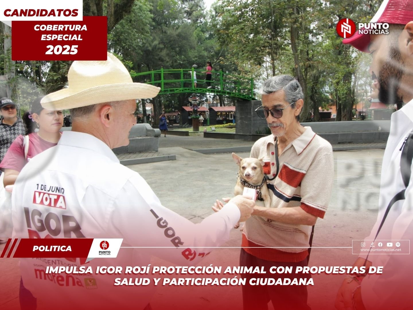 Impulsa Igor Rojí protección animal con propuestas de salud y participación ciudadana