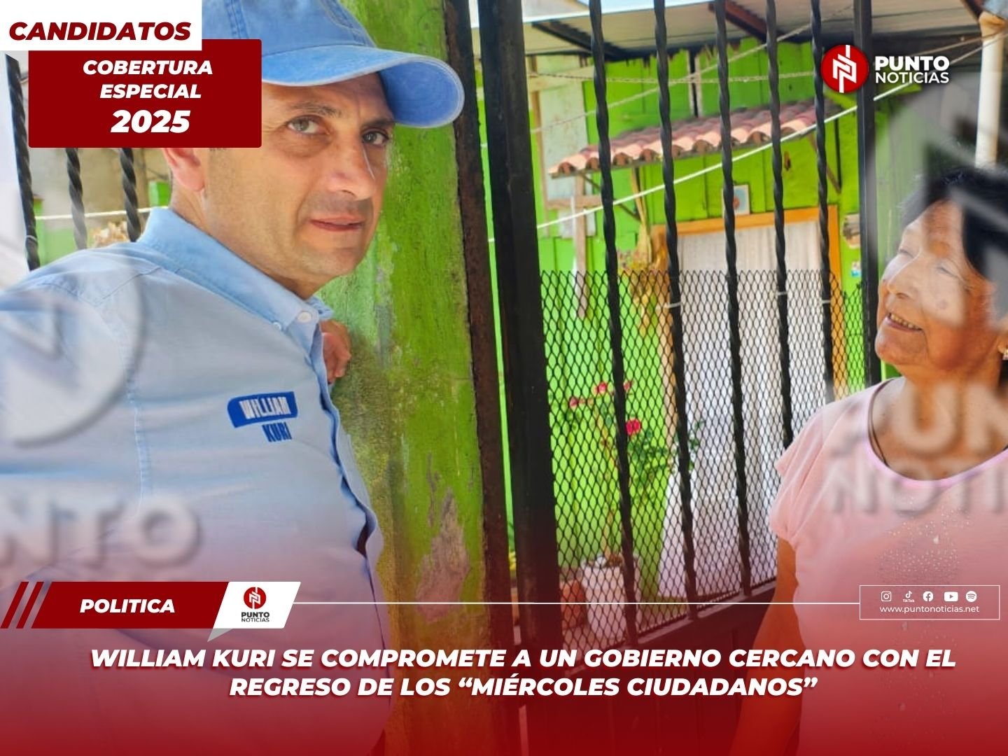 William Kuri se compromete a un gobierno cercano con el regreso de los “Miércoles Ciudadanos”