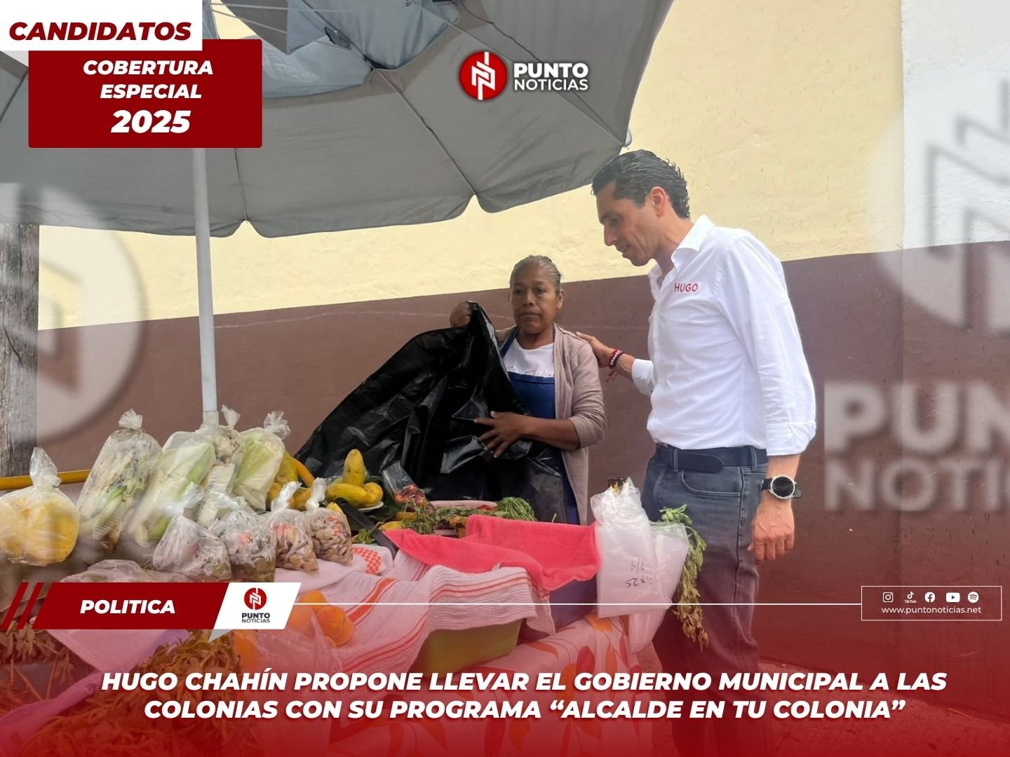 Hugo Chahín propone llevar el gobierno municipal a las colonias con su programa “Alcalde en tu Colonia”