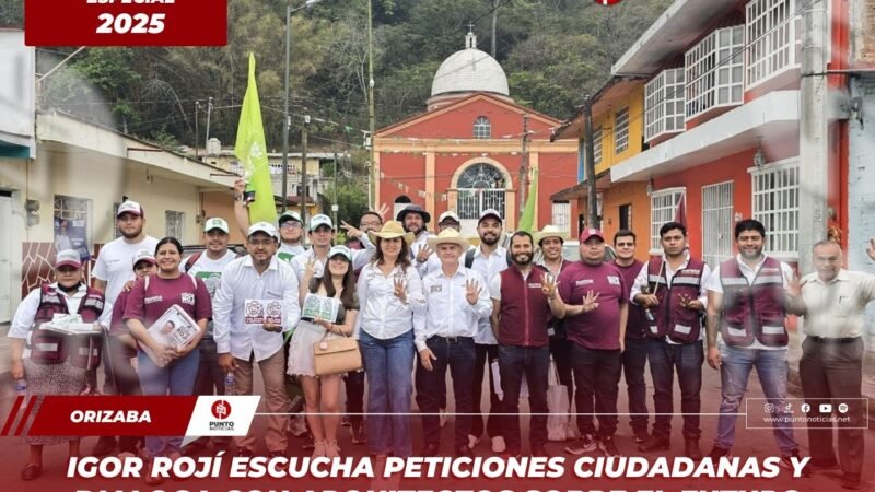 Igor Rojí escucha peticiones ciudadanas y dialoga con arquitectos sobre el futuro de Orizaba