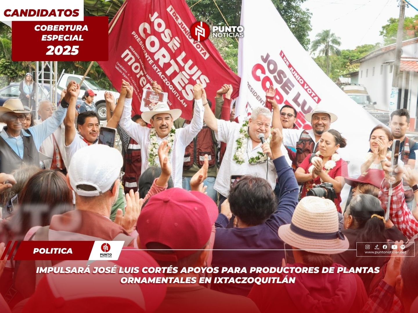 IMPULSARÁ JOSÉ LUIS CORTÉS APOYOS PARA PRODUCTORES DE PLANTAS ORNAMENTALES EN IXTACZOQUITLÁN