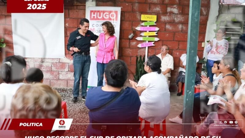 Hugo recorre el sur de Orizaba acompañado de su madre, Lizet