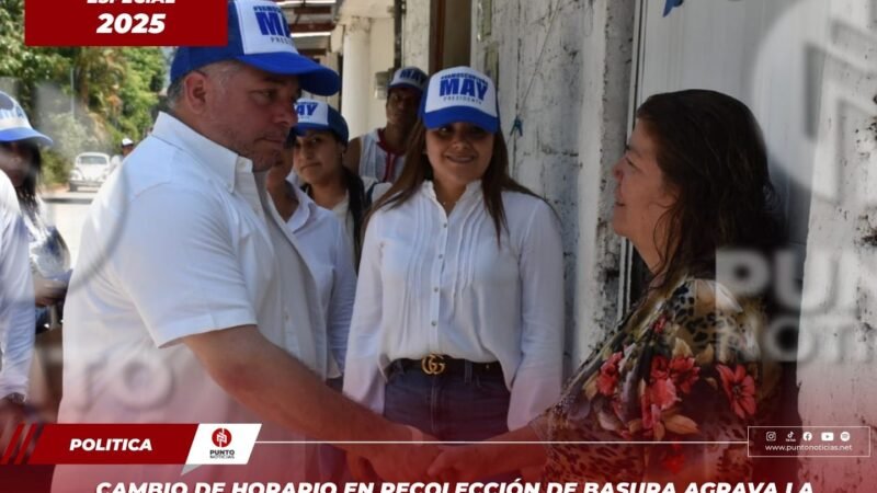 Cambio de horario en recolección de basura agrava la contaminación en Río Blanco: Toño May exige revertir la medida