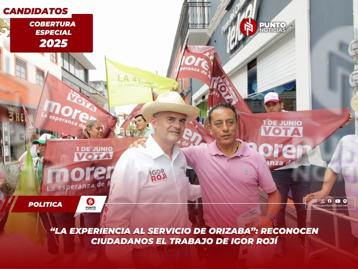 “La experiencia al servicio de Orizaba”: Reconocen ciudadanos el trabajo de Igor Rojí