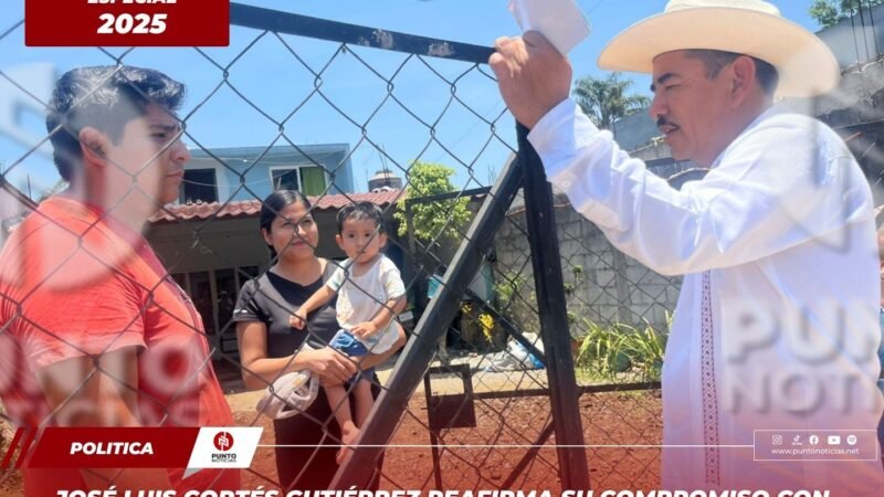 José Luis Cortés Gutiérrez reafirma su compromiso con la educación en Ixtaczoquitlán