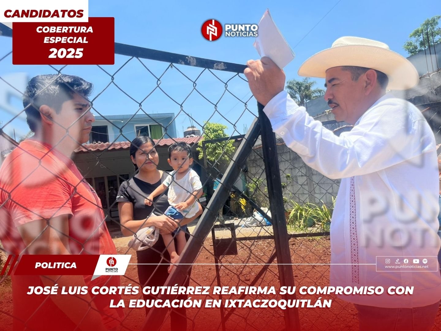 José Luis Cortés Gutiérrez reafirma su compromiso con la educación en Ixtaczoquitlán