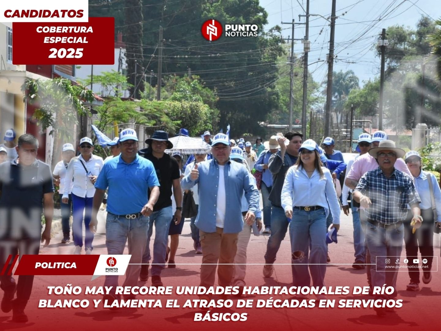 Toño May Recorre Unidades Habitacionales de Río Blanco y Lamenta el Atraso de Décadas en Servicios Básicos