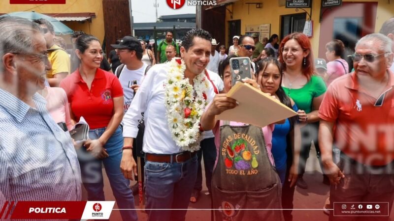Locatarios del Mercado Cerritos y taxistas se suman al proyecto de Hugo Chahín