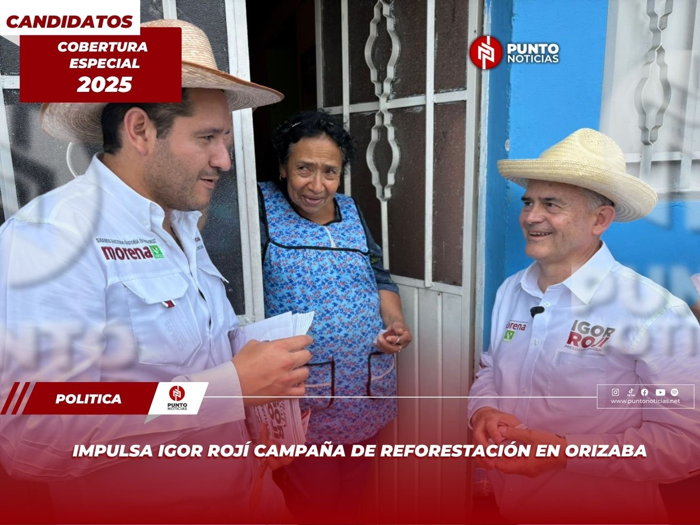 Impulsa Igor Rojí campaña de reforestación en Orizaba