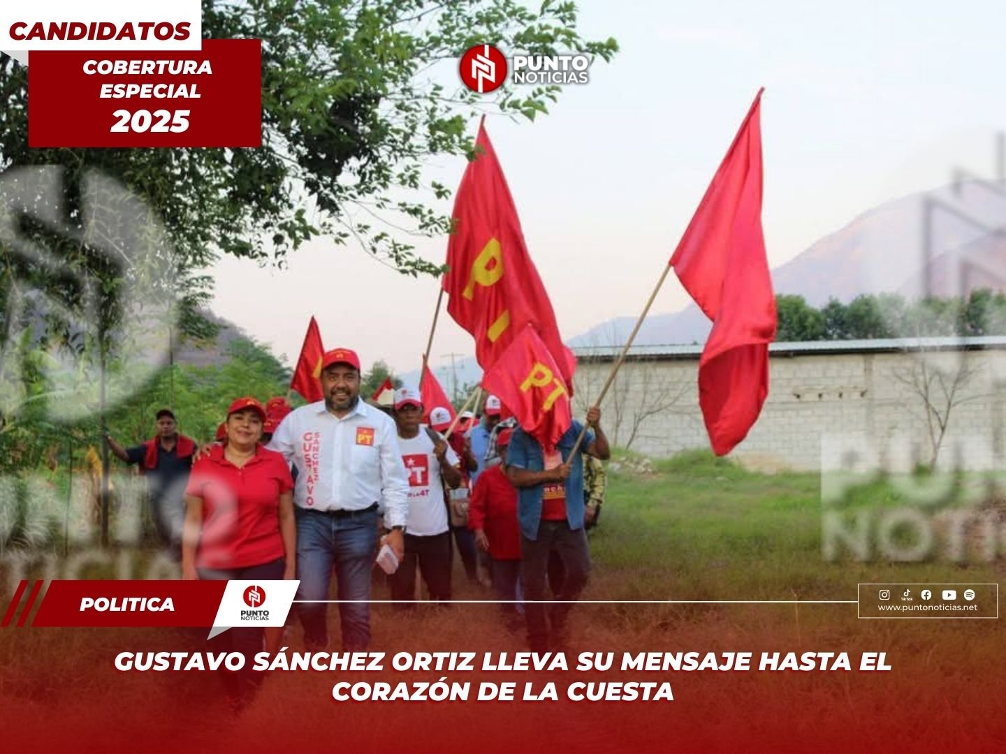 Gustavo Sánchez Ortiz lleva su mensaje hasta el corazón de La Cuesta
