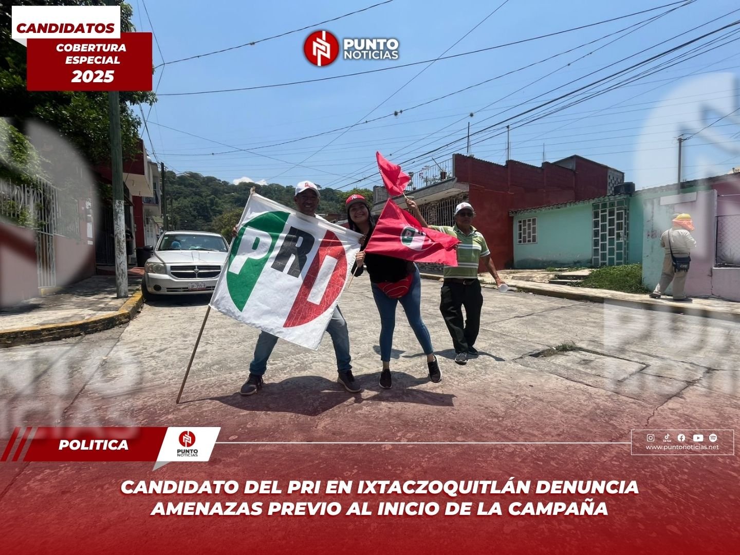 Candidato del PRI en Ixtaczoquitlán denuncia amenazas previo al inicio de la campaña