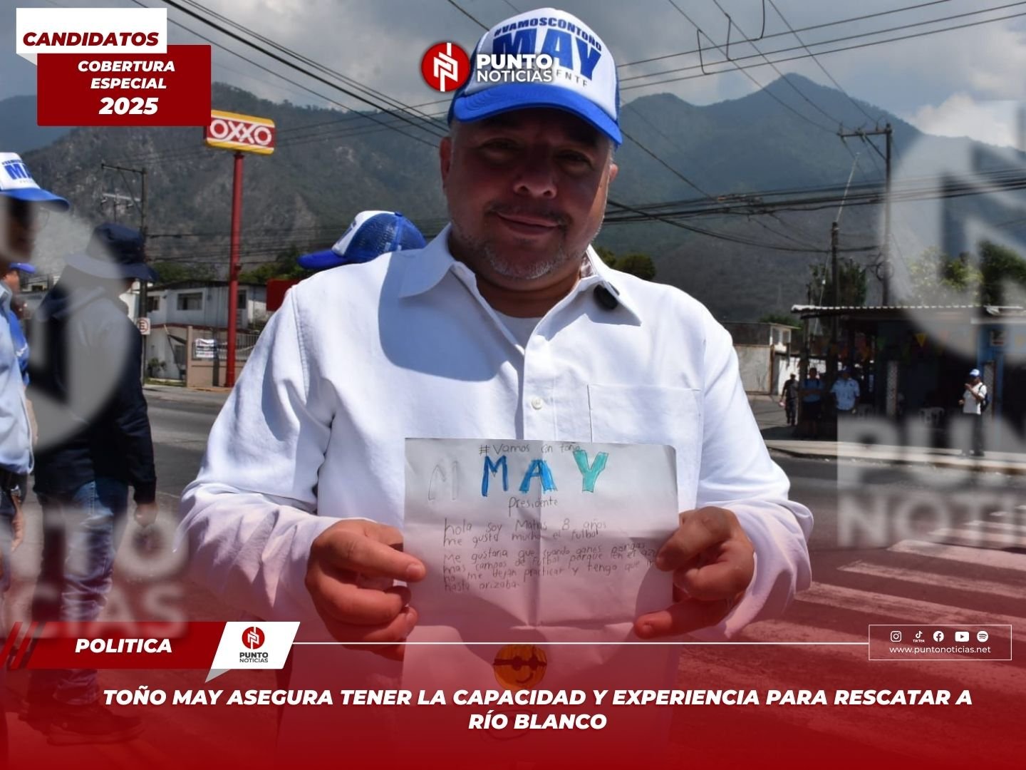 Toño May asegura tener la capacidad y experiencia para rescatar a Río Blanco