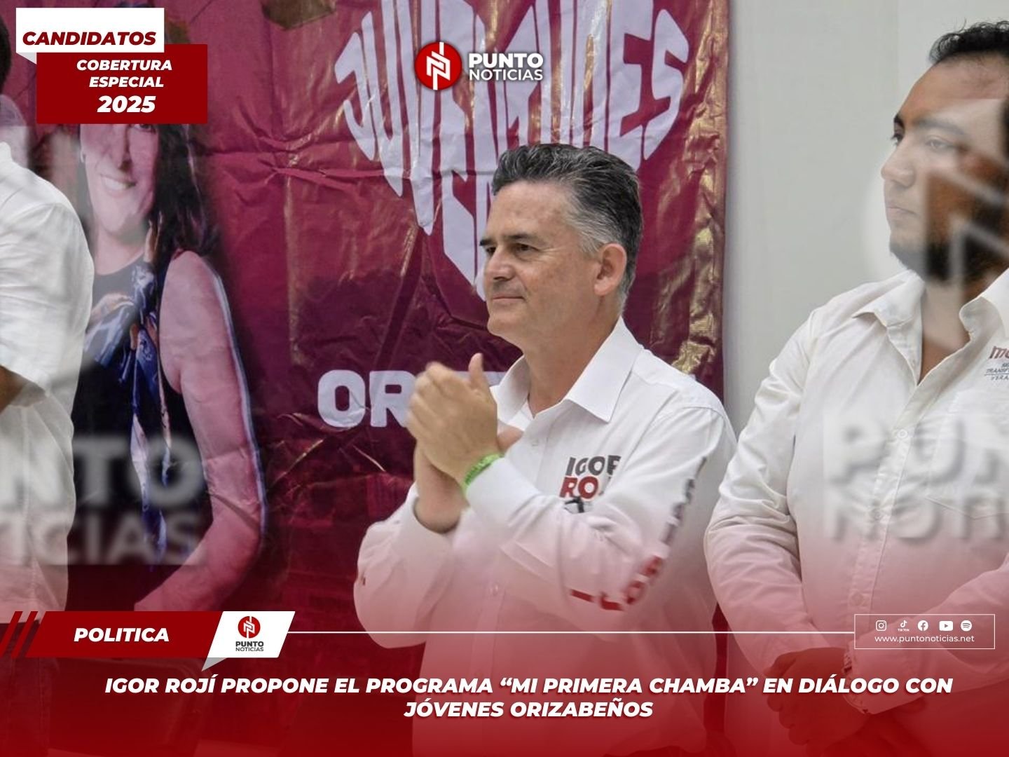 Igor Rojí propone el programa “Mi Primera Chamba” en diálogo con jóvenes orizabeños
