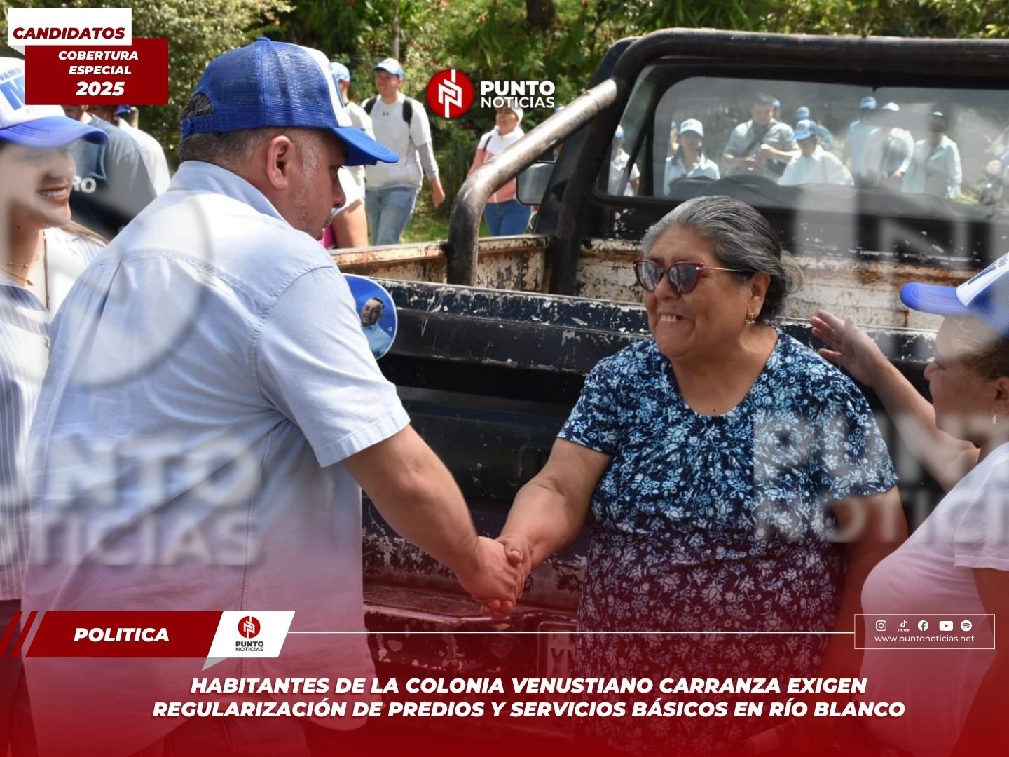 Habitantes de la colonia Venustiano Carranza exigen regularización de predios y servicios básicos en Río Blanco