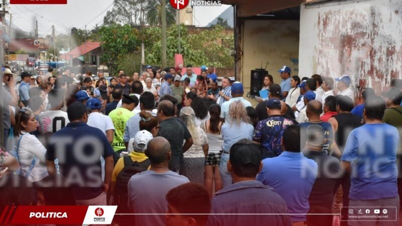 Toño May arremete contra alianza PRI-Morena en Río Blanco: “Ni con traiciones nos van a detener”