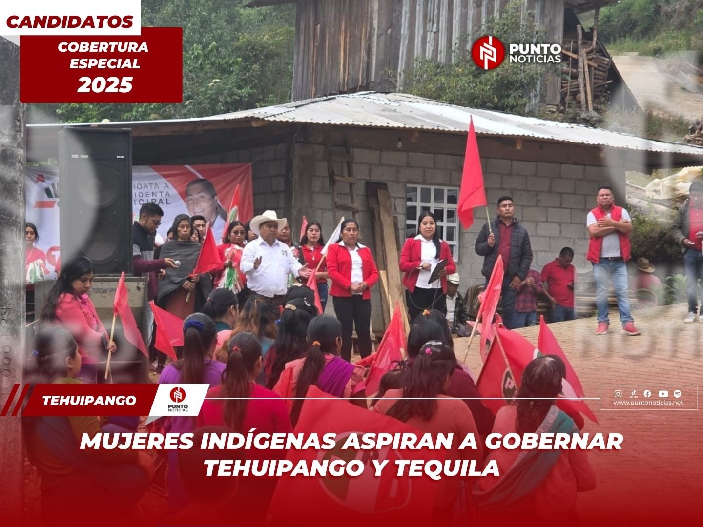 Mujeres indígenas aspiran a gobernar Tehuipango y Tequila