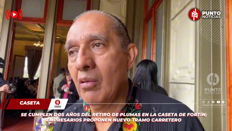 Se cumplen dos años del retiro de plumas en la caseta de Fortín; empresarios proponen nuevo tramo carretero