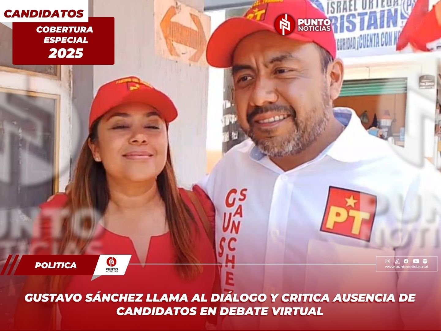 Gustavo Sánchez llama al diálogo y critica ausencia de candidatos en debate virtual