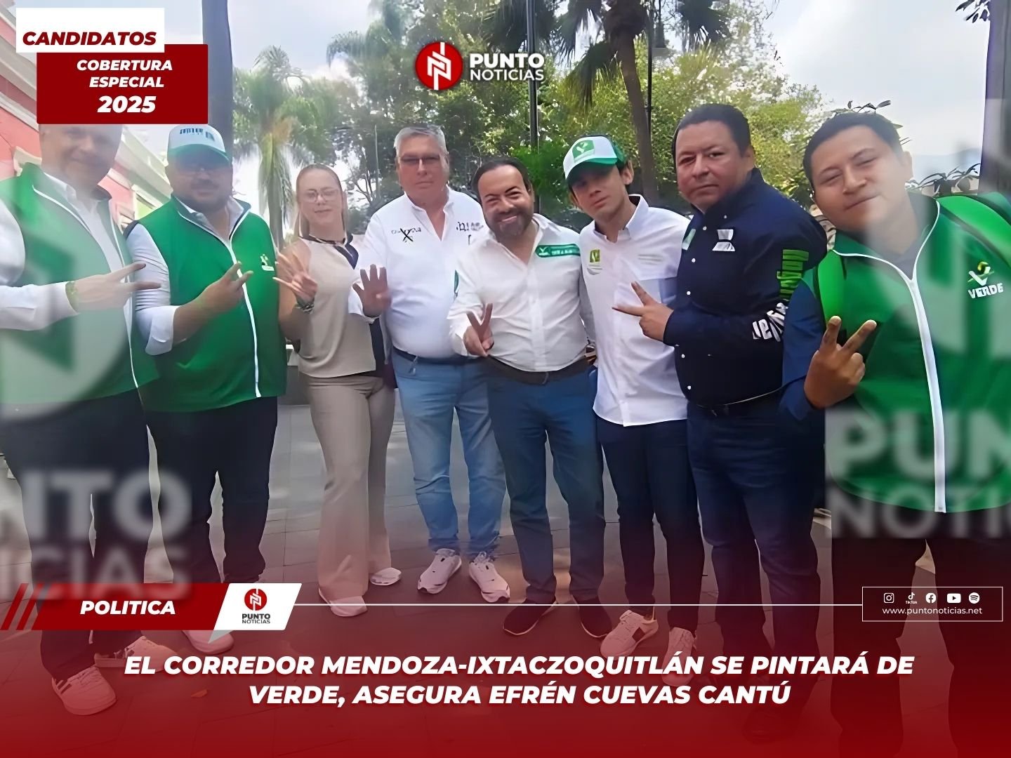 El corredor Mendoza-Ixtaczoquitlán se pintará de verde, asegura Efrén Cuevas Cantú