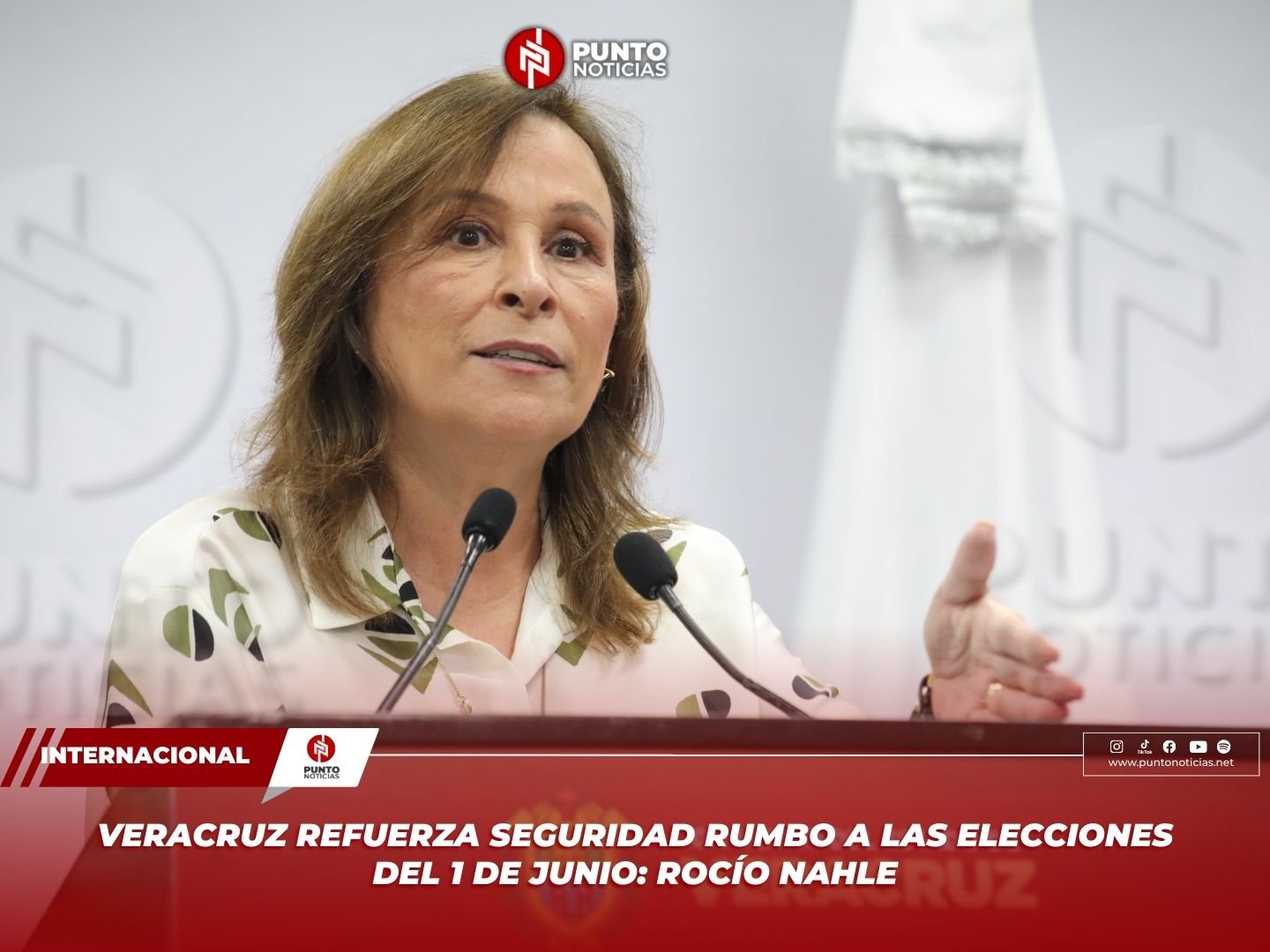 Veracruz refuerza seguridad rumbo a las elecciones del 1 de junio: Rocío Nahle