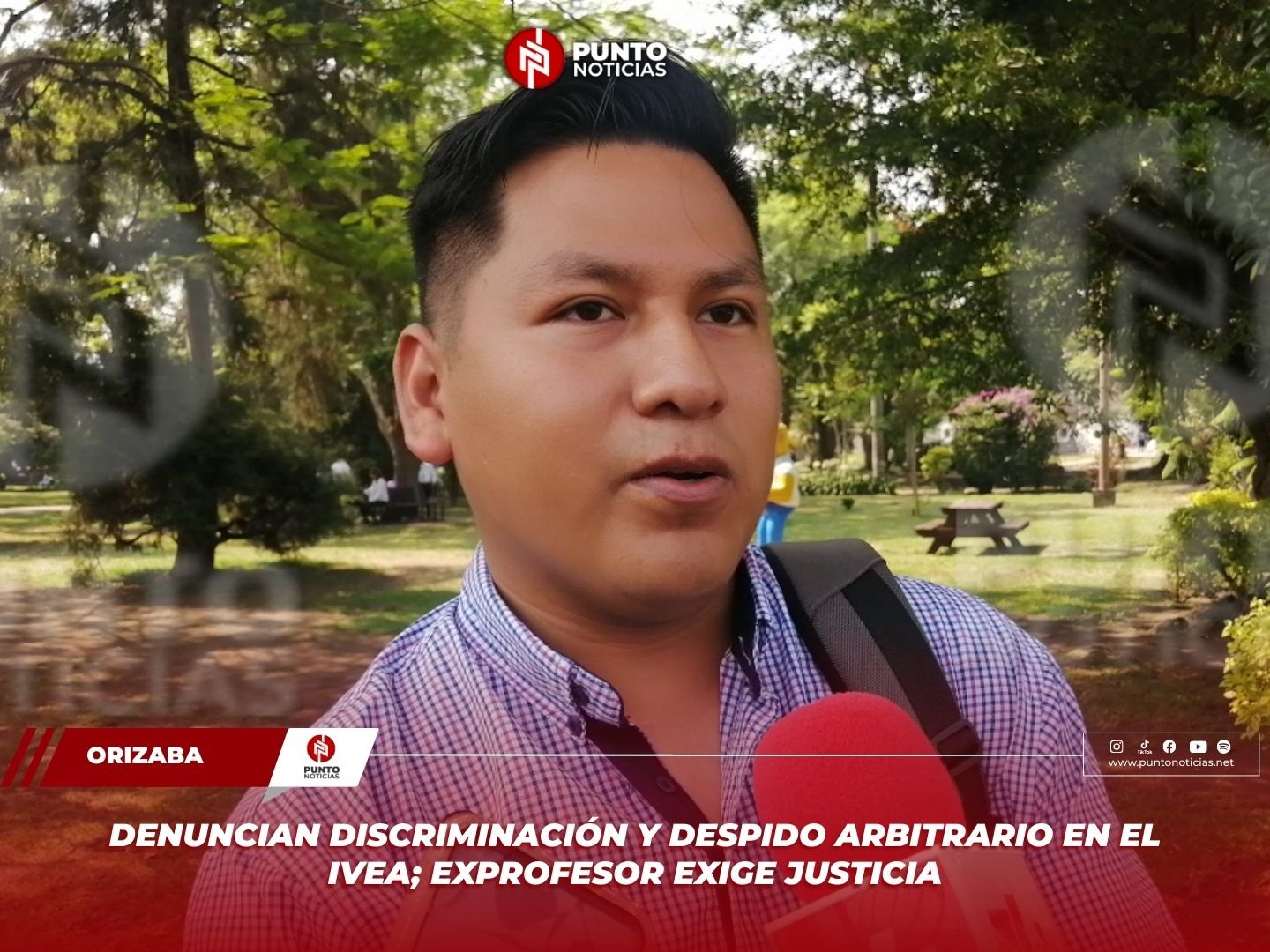 Denuncian discriminación y despido arbitrario en el IVEA; exprofesor exige justicia