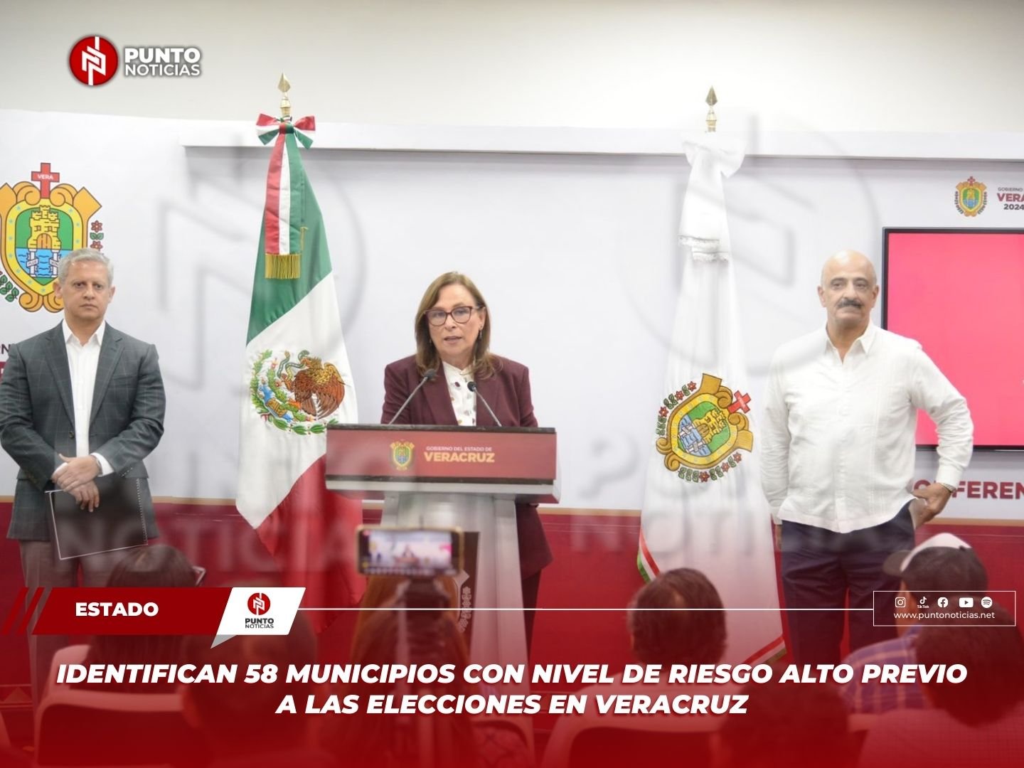Identifican 58 municipios con nivel de riesgo alto previo a las elecciones en Veracruz