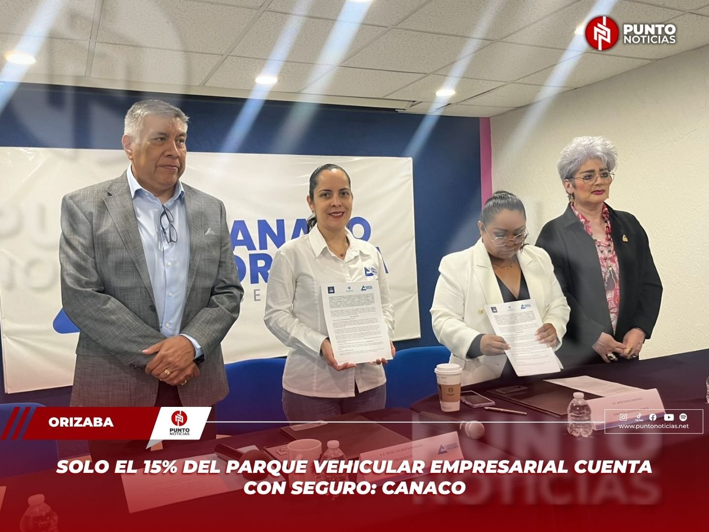 Solo el 15% del parque vehicular empresarial cuenta con seguro: CANACO