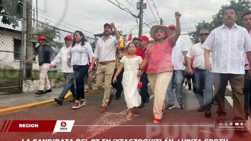 La candidata del PT en Ixtaczoquitlán, Lupita Groth, sufre situación de riesgo