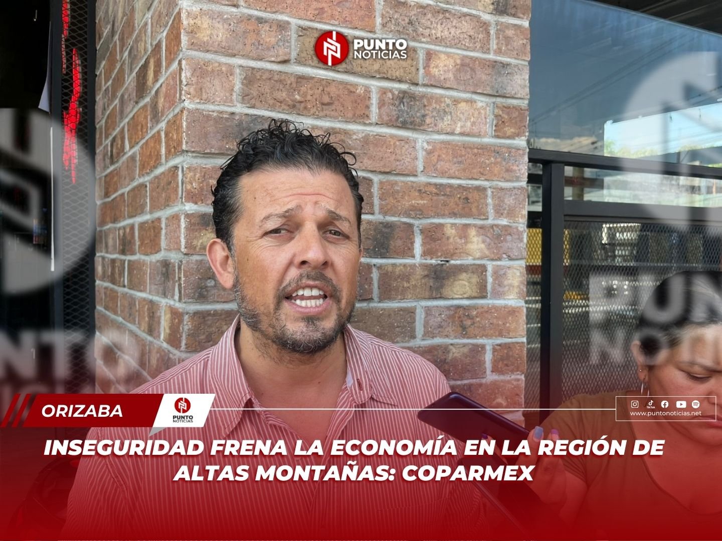 Inseguridad frena la economía en la Región de Altas Montañas: COPARMEX